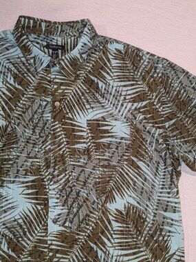 Van Heusen Tropical Palm Hawaiian Shirt